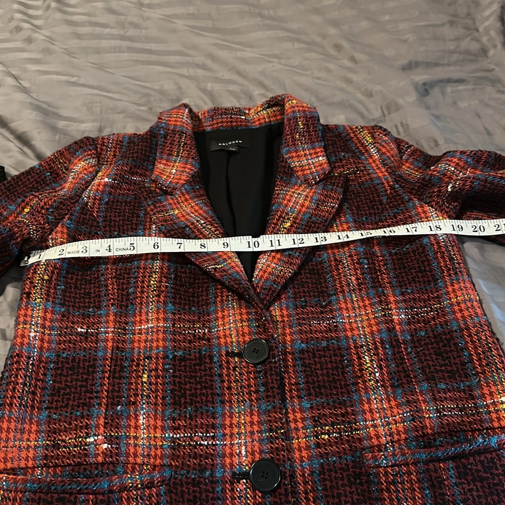 Halogen Wool Blend Button Down Jacket Blazer S - image 6